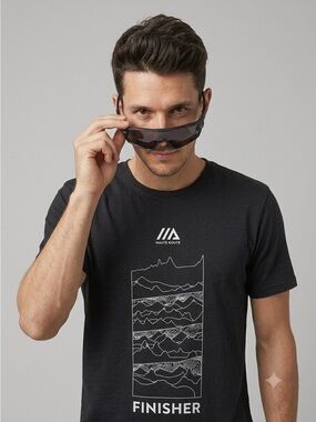 Mavic Black MTB Mountain Bike Haute Route Cotton T-shirt - S, Unisex